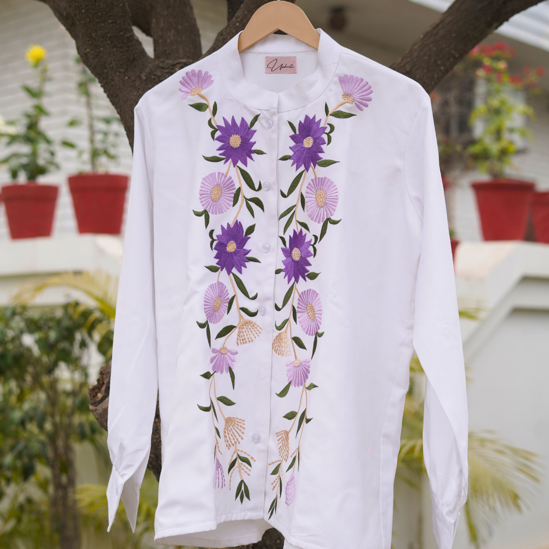 Lilac Meadow women shirt