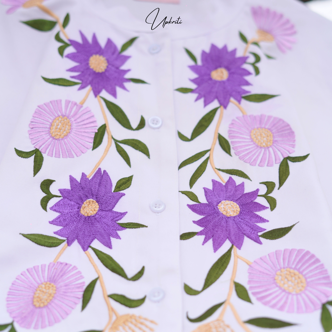 Lilac Meadow women shirt