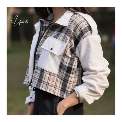 Crop Flannel Shacket