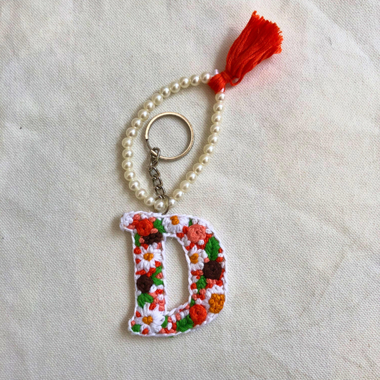 'D' Letter key charm