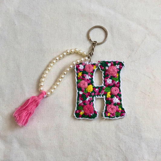 'H' Letter key charm