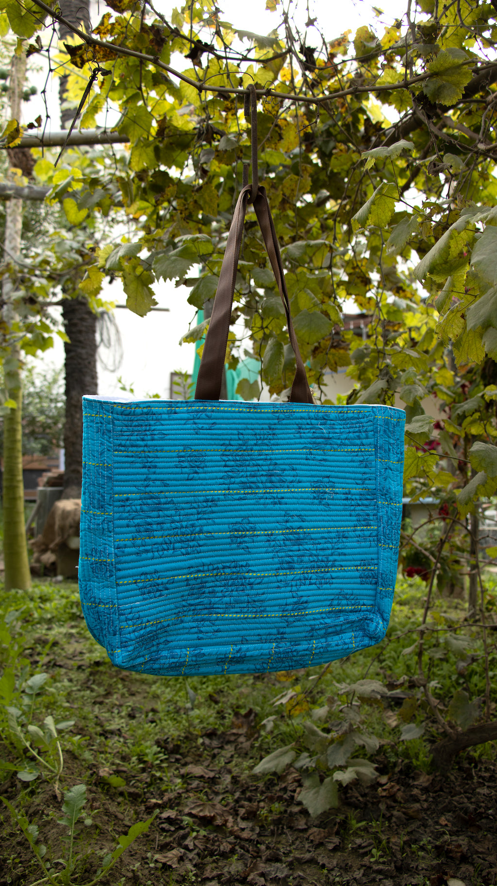 Blue Tote Bag