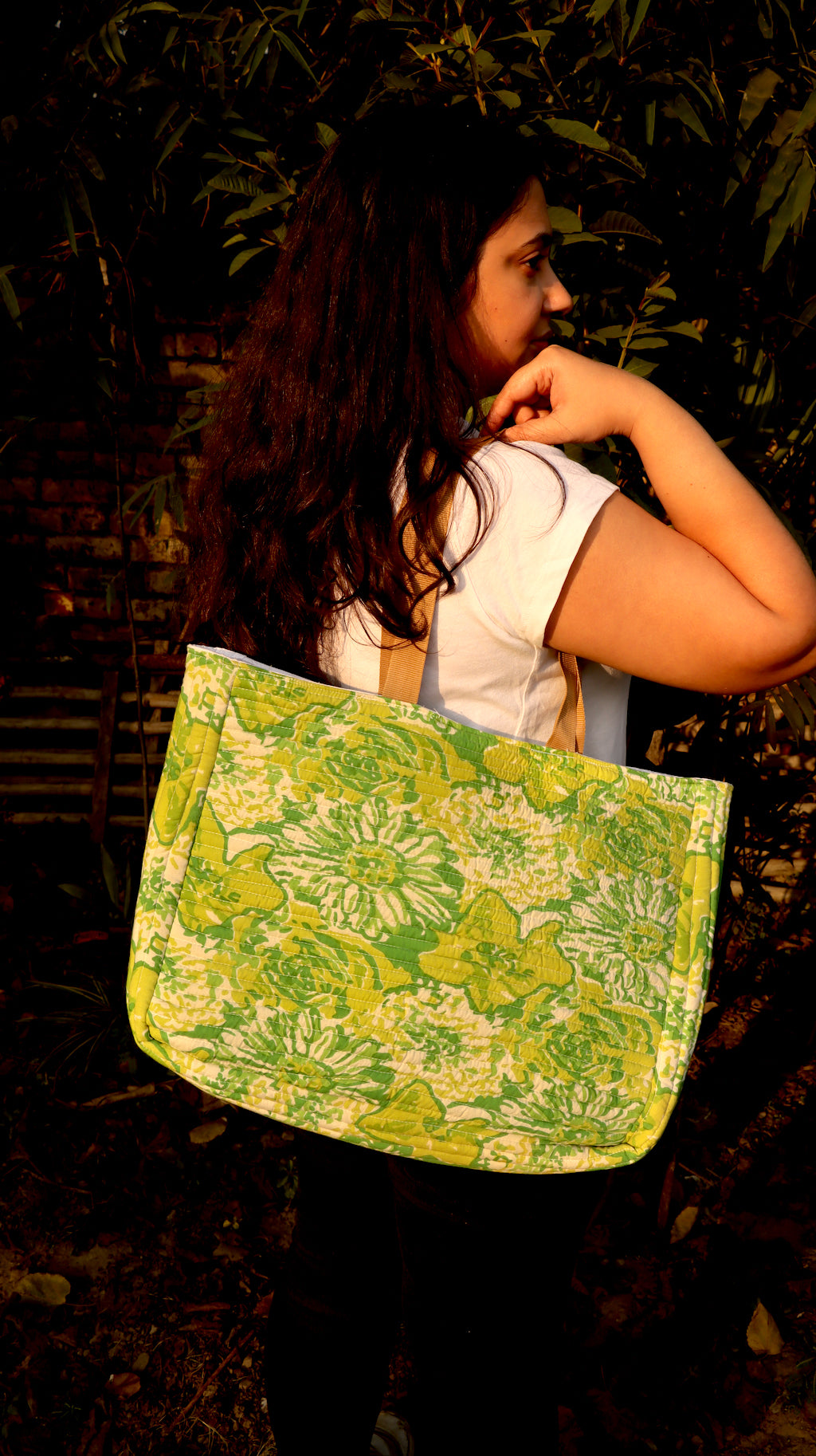 Green Tote Bag