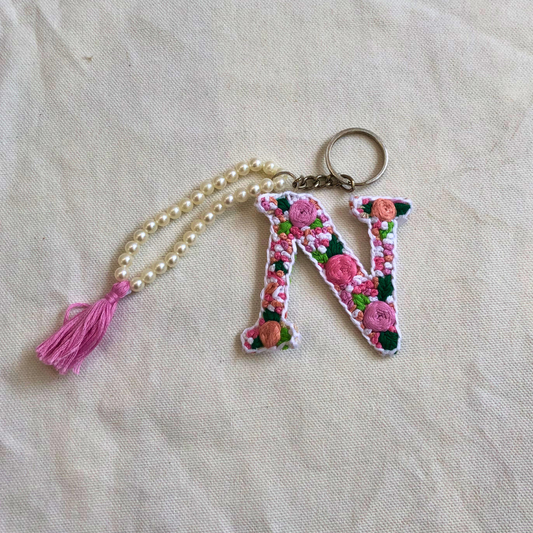 'N' Letter key charm