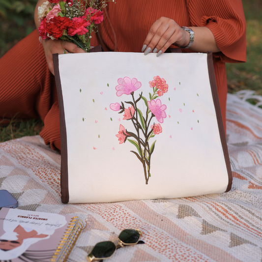 Petal Garden tote