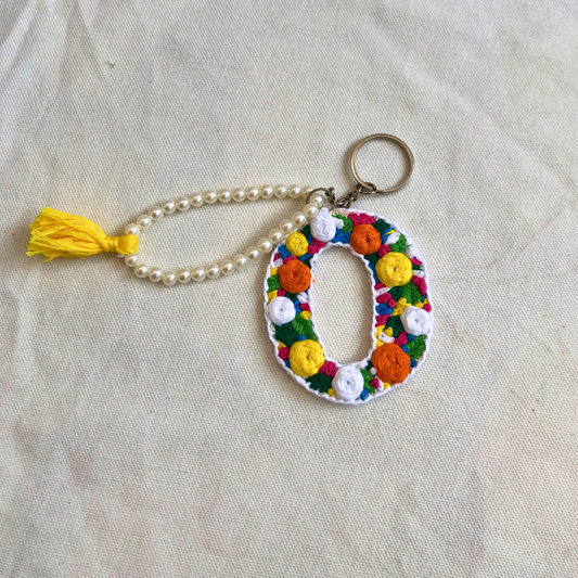 'O' Letter key charm