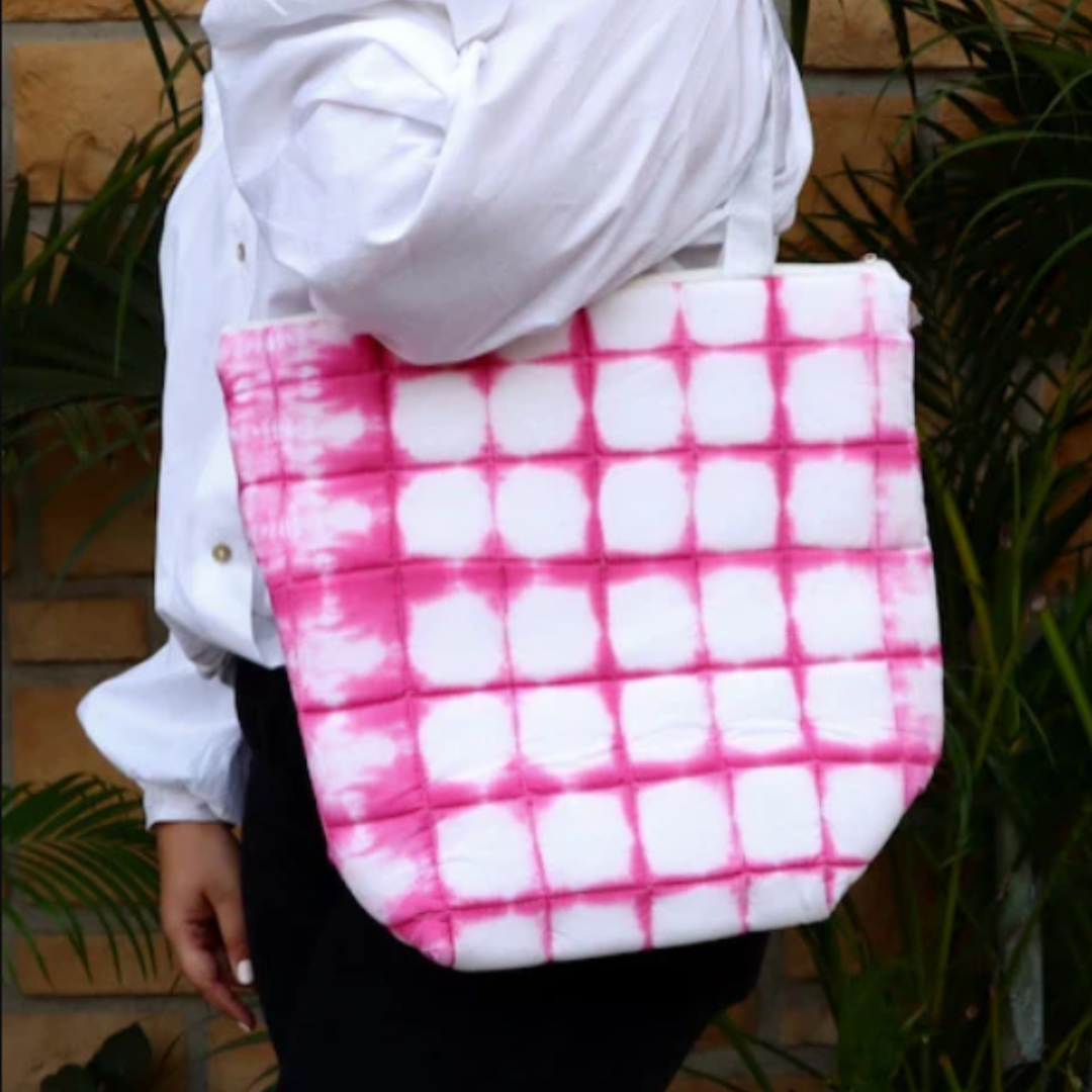 Pink tie-dye Tote Bag