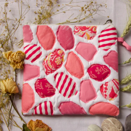 Shades of Pink Mosaic Pouch