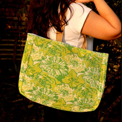 Green Tote Bag