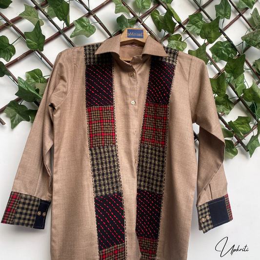 The Urban Nomad Patchwork Woolen Shirt