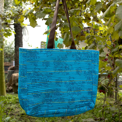 Blue Tote Bag