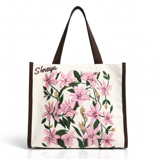 Blushing Tulip Tote Bag