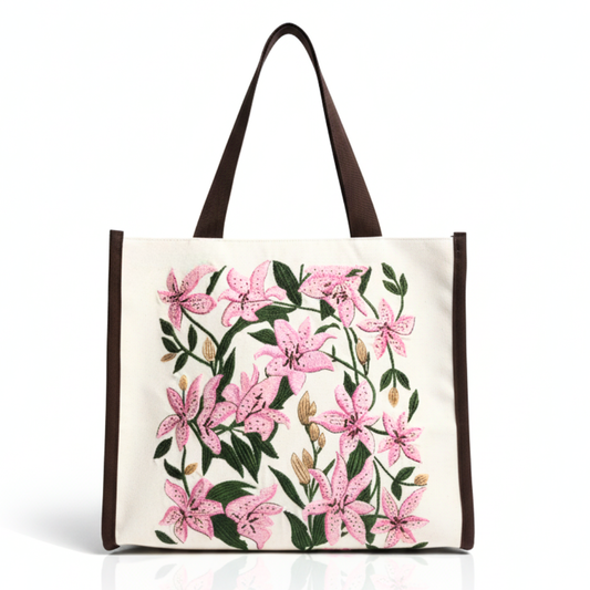 Blushing Tulip Tote Bag