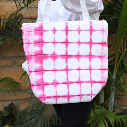 Pink tie-dye Tote Bag