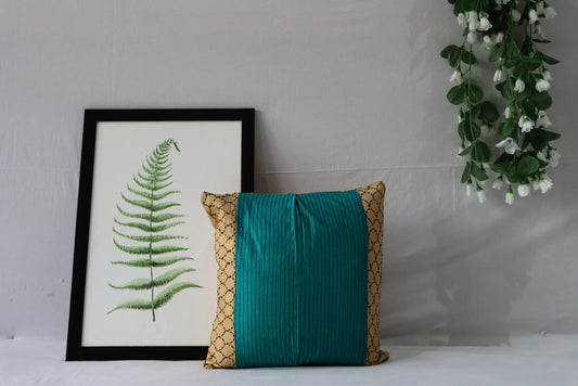 Green Silk Cushion covers