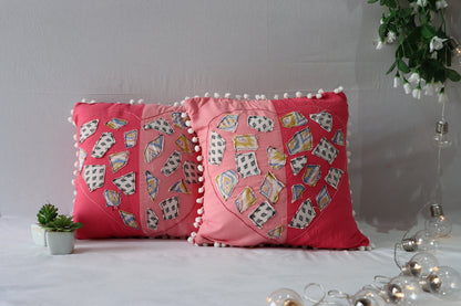 Heart with patchwork Cushions