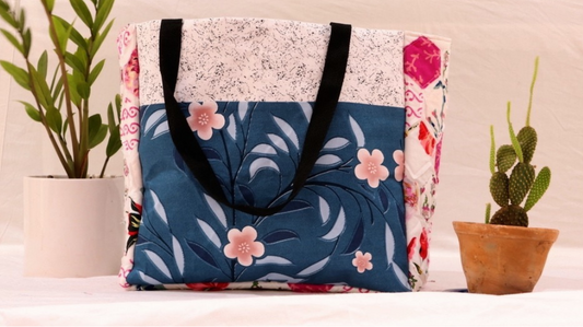 Blue Garden Tote Bag