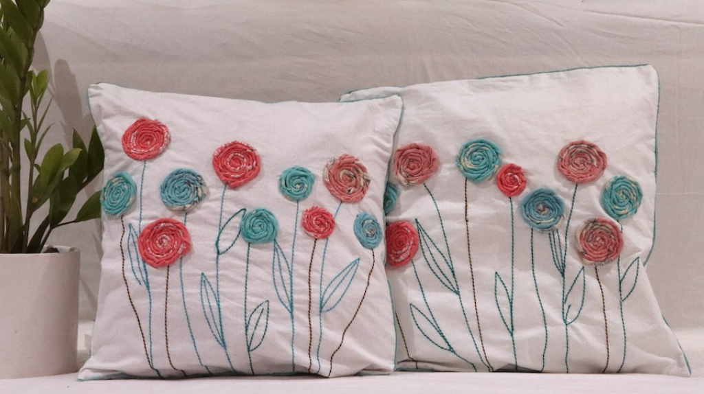 Pastel Garden Cushion Covers